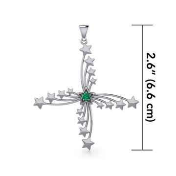 Star Sterling Silver Pendant TPD3511 - Jewelry